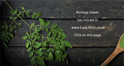 Desktop Screenshot of moringaseeds.co.za